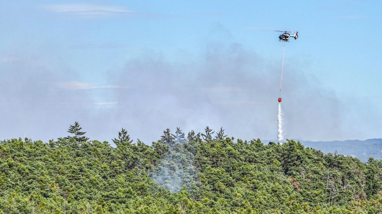 Notfälle: Waldbrand nahe Nürnberg - Wohnheim vorsorglich evakuiert
