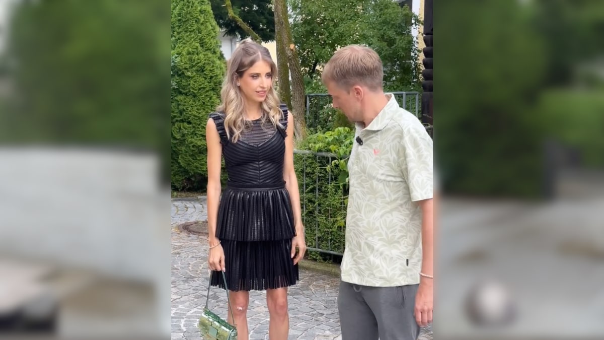 Den Clip mit Pocher teilt Cathy Hummels in ihrer Instagram-Story. 