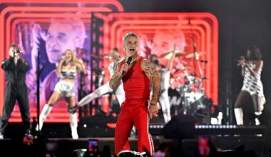 So war der Tourauftakt von Robbie Williams in Deutschland