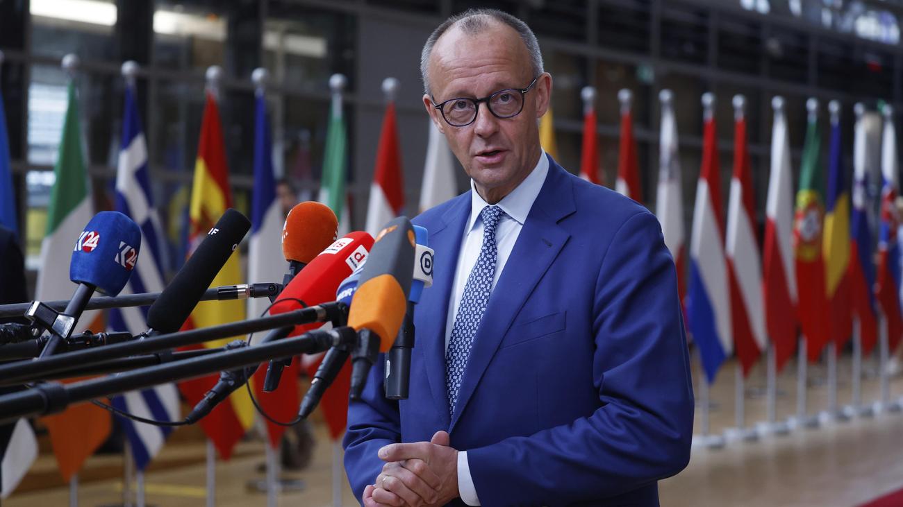 Zollstreit: Friedrich Merz dringt auf zeitnahes Zollabkommen zwischen EU und USA