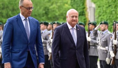 Schulterschluss - Merz & Stocker sprechen in Berlin mit einer Stimme
