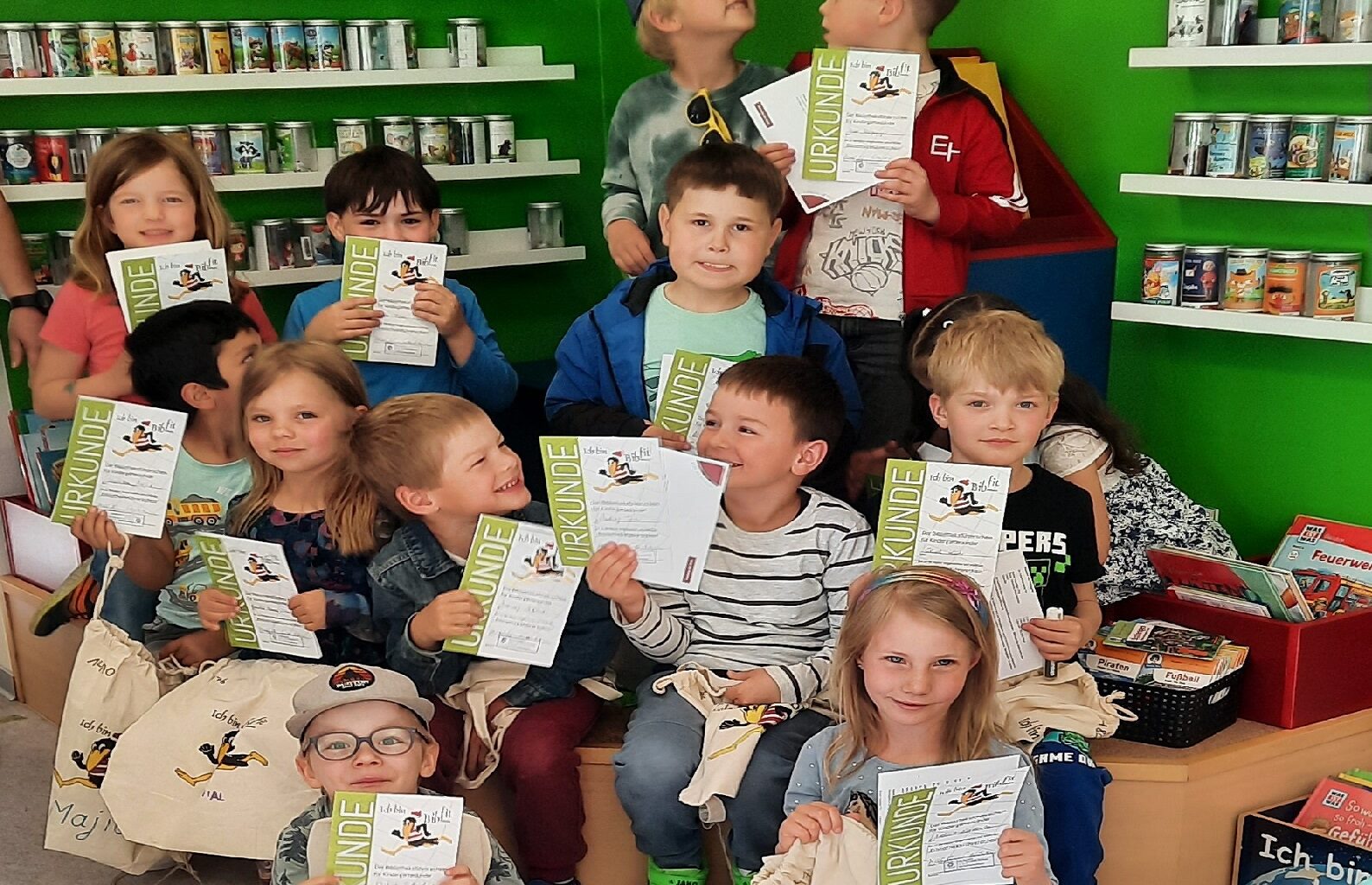 Vorschulkinder in Herschbach entdecken die Welt der Bücher