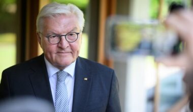 Archivbild: Bundespräsident Frank-Walter Steinmeier in Japan am 19.06.2025. (Quelle: dpa/Bernd von Jutrczenka)