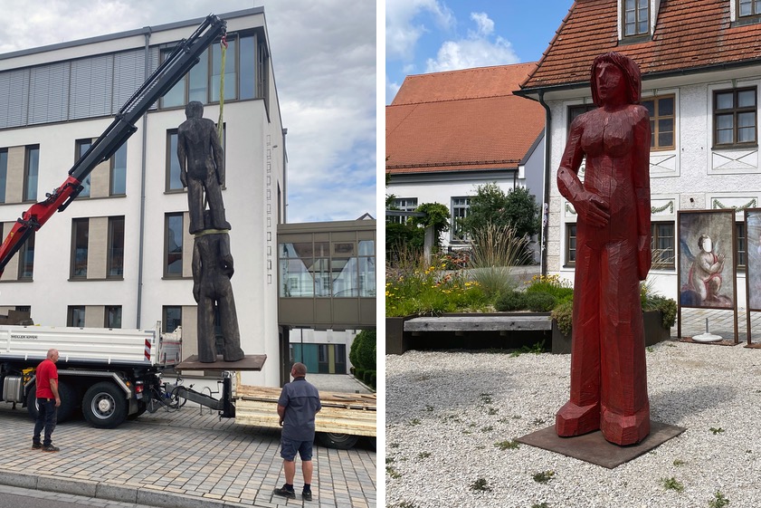 Mächtige Skulpturen in Pfaffenhofen - Pfaffenhofen Today