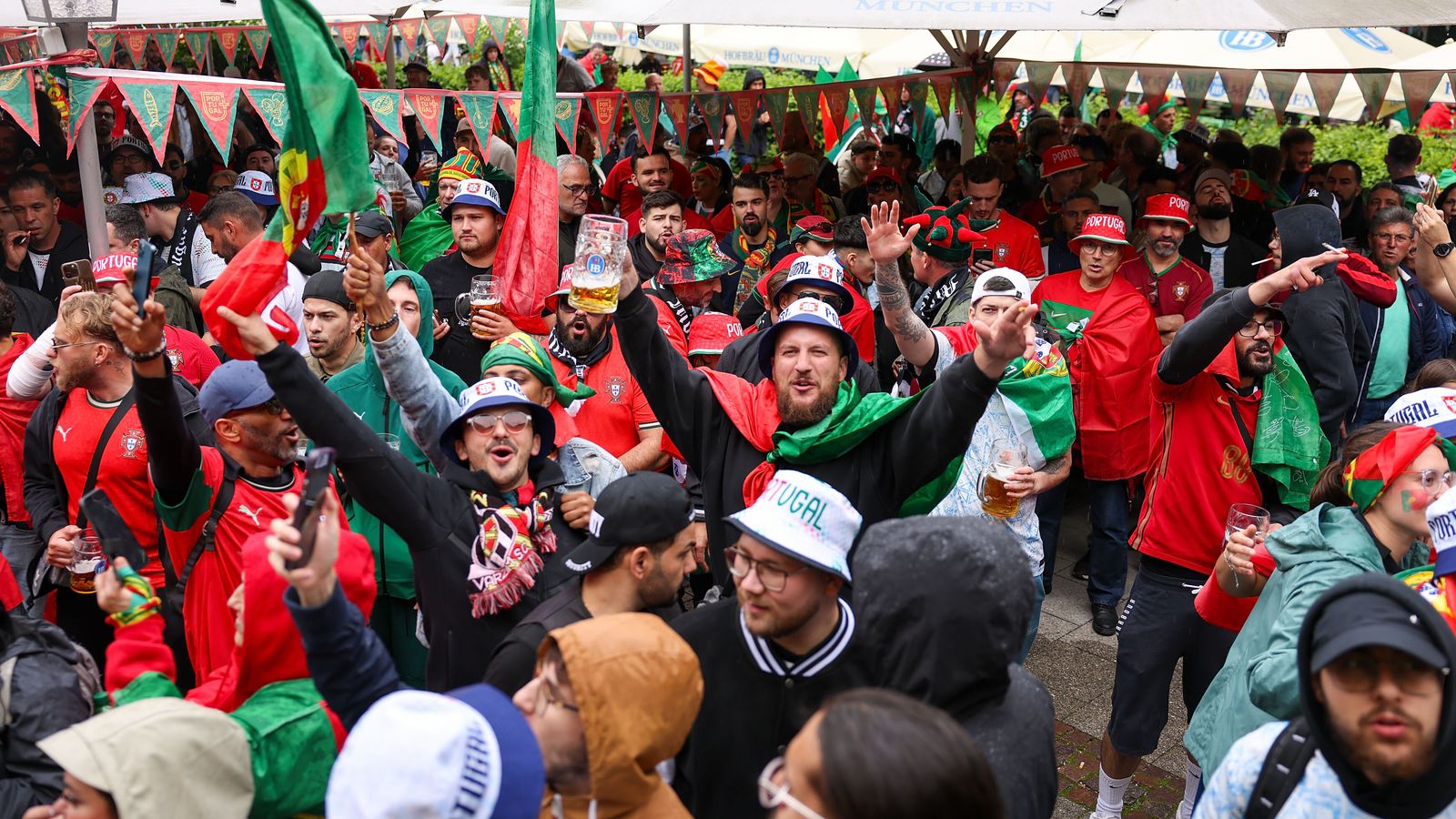 Ausgelassene Stimmung in München vor Nations-League-Finale
