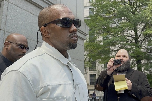 Ye, the rapper formerly known as Kanye West, leaves federal court during the trial of Sean "Diddy" Combs in New York, Friday, June 13, 2025. (AP Photo/Larry Neumeister)
Pictures of the Week  ...