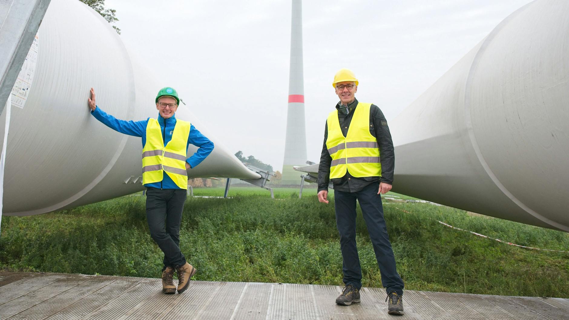 Die Berliner Stadtwerke haben bereits Erfahrung mit dem Bau von Windrädern.