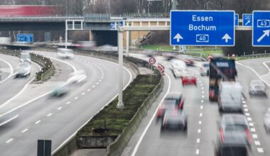Vollsperrung der A43 zwischen Recklinghausen und Bochum