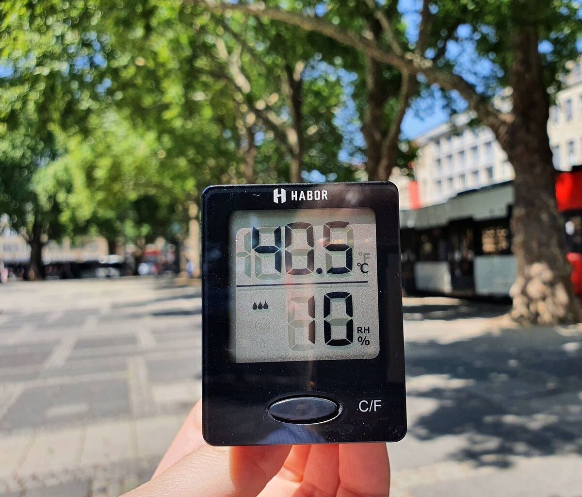 Hitzetelefon hilft bei hohen Temperaturen