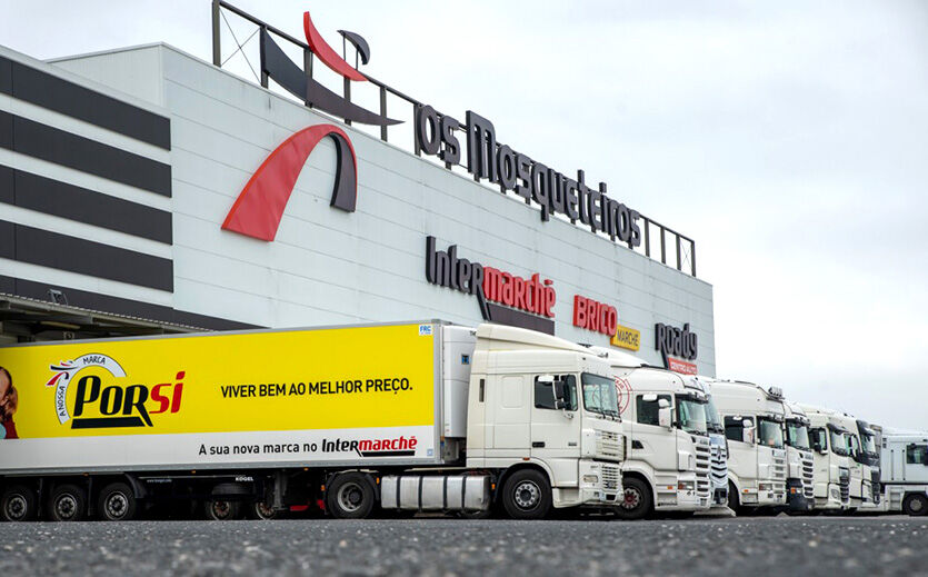 Mousquetaires übernimmt 81 Colruyt-Supermärkte in Frankreich: Ein Logistikzenter von Les Mousquetaires.