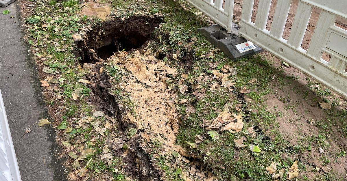 Wasserrohrbruch in Bad Münster am Stein schnell behoben