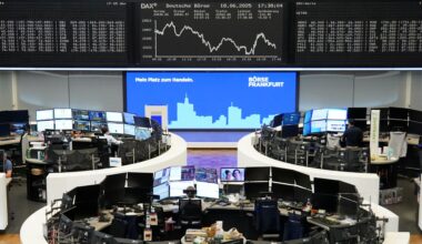 Europäische Aktien tauchen ab: Nahost-Spannungen und Sorgen um US-Einmischung belasten Märkte