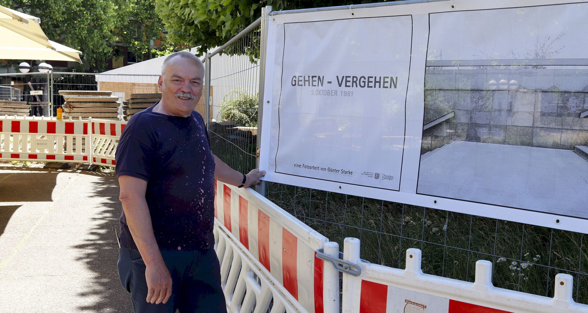 Neustadt-Fotograf Günter Starke an seinem neuesten Projekt. Foto: Anton Launer