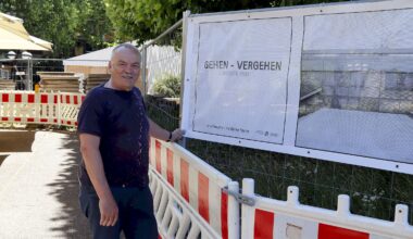 Neustadt-Fotograf Günter Starke an seinem neuesten Projekt. Foto: Anton Launer