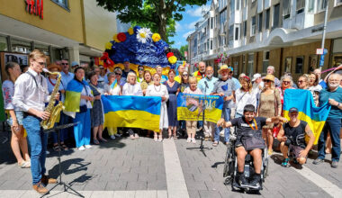 Solidarität mit der Ukraine: Kundgebung in Neuwied berührt die Herzen - NR-Kurier