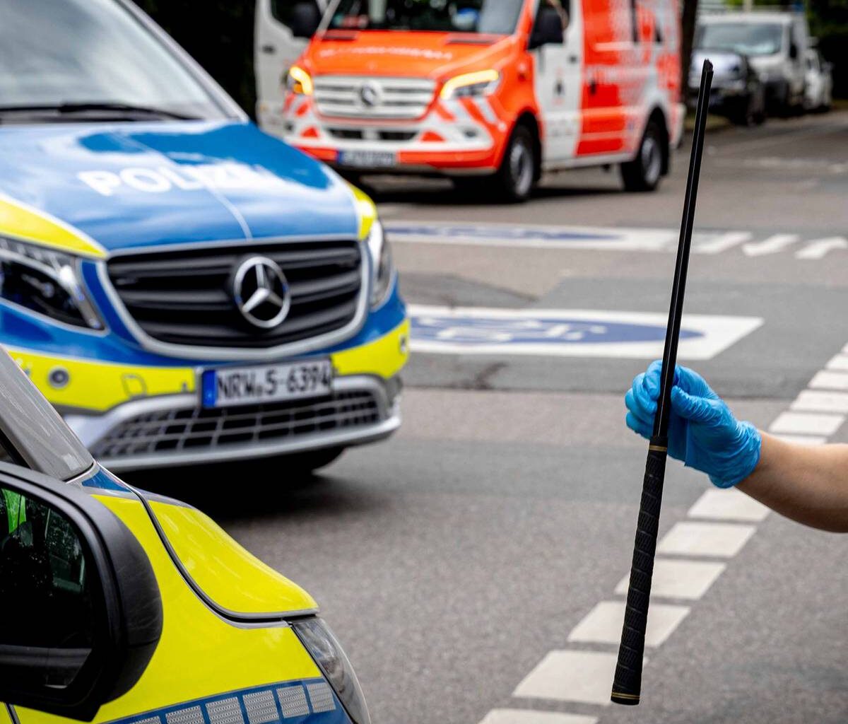 Streit in Essen eskaliert - Machete und Eisenstange sichergestellt