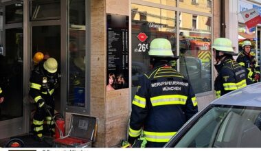 FW-M: Elektrobrand in Friseursalon (Neuhausen)