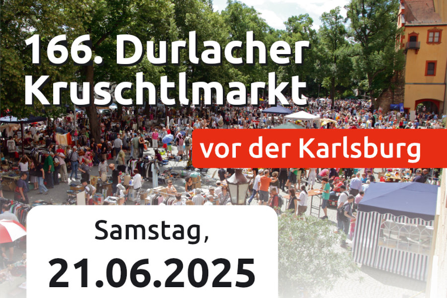 166. Kruschtlmarkt vor der Karlsburg