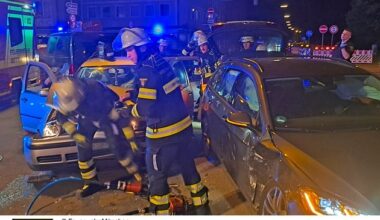 FW-M: Personenrettung nach Unfall (Schwabing)