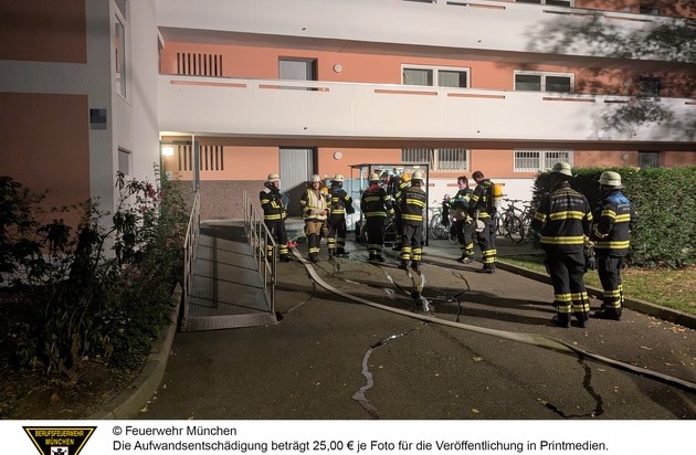 FW-M: Brand in Müllraum (Fürstenried)