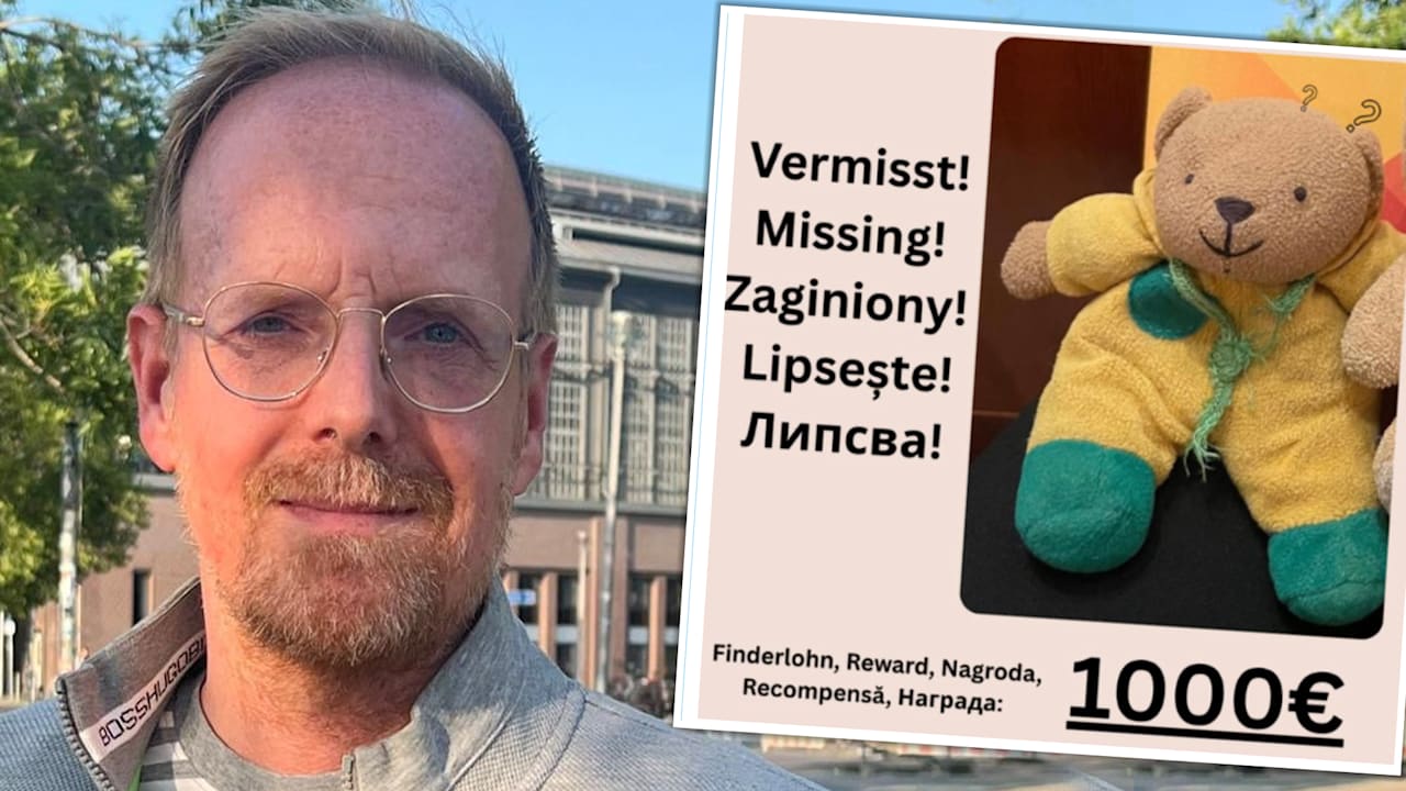 In Berlin verschwunden: 1000 Euro Finderlohn! Marcus (45) sucht Teddy | News
