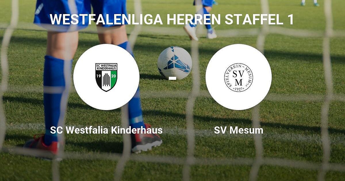 SV Mesum verliert gegen SC Westfalia Kinderhaus