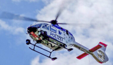 Mannheim/Ilvesheim: Helikopterflug am Morgen über den Neckar - Polizeiberichte aus Rhein-Neckar-Odenwald