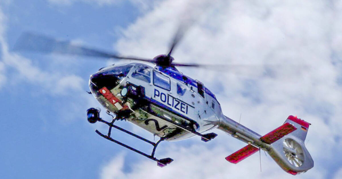 Mannheim/Ilvesheim: Helikopterflug am Morgen über den Neckar - Polizeiberichte aus Rhein-Neckar-Odenwald