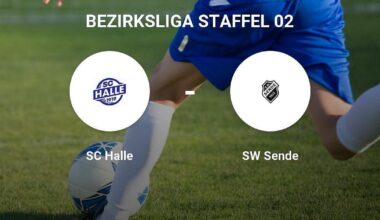 Spannender Kampf zwischen dem SC Halle und dem SW Sende
