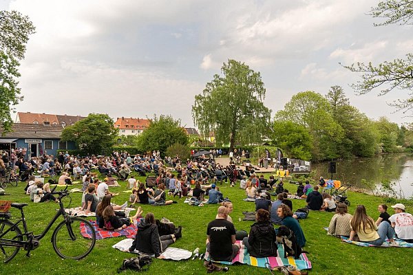 Das Open-Air-Festival am Stauteich III findet an diesem Freitag statt. - © Aljoscha Heidemann