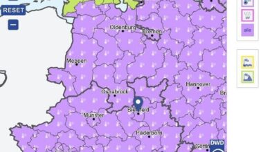 „Hohe UV-Strahlung“: Wetterdienst warnte für Bielefeld vor extremer Hitze und Sturmböen