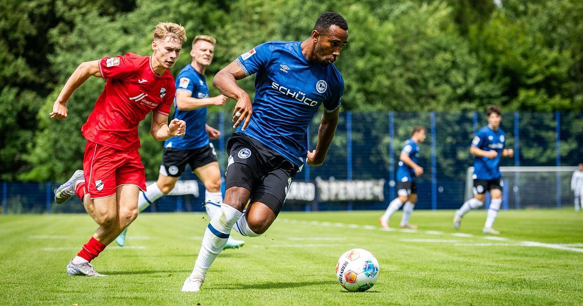 Sarenren Bazee bringt Arminia im Test gegen Verl II früh auf Kurs