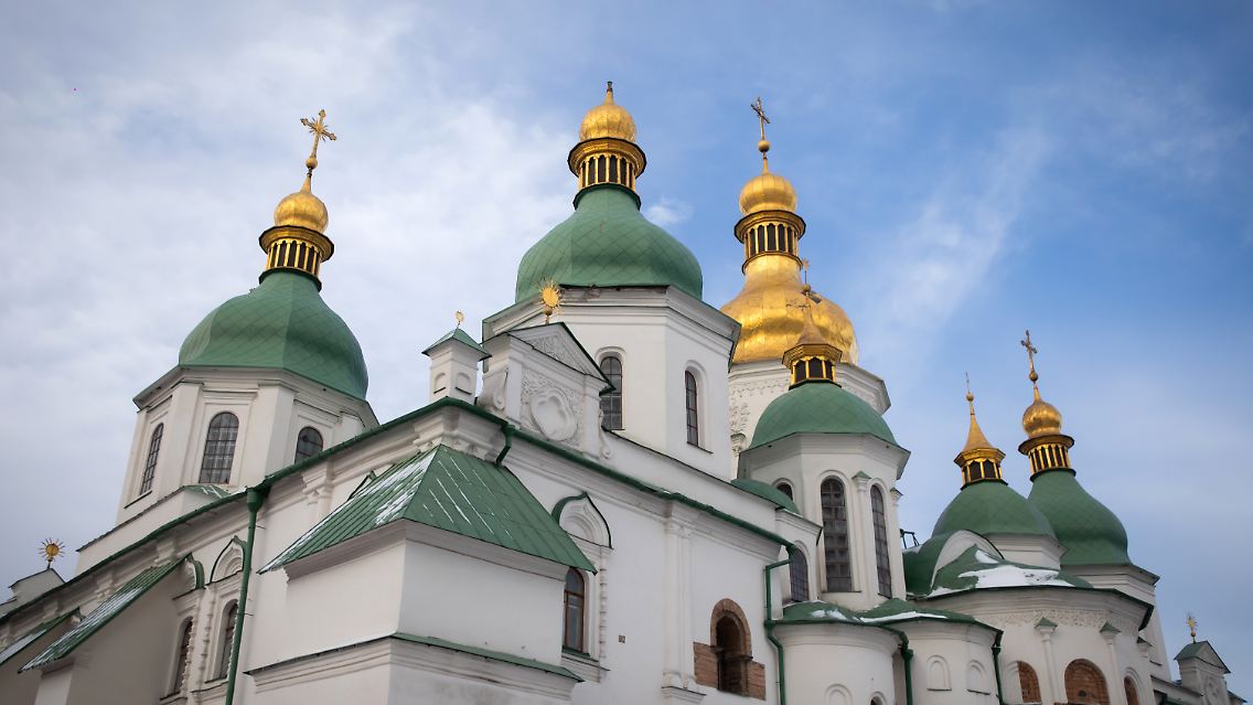 Die Sophienkathedrale in Kiew.