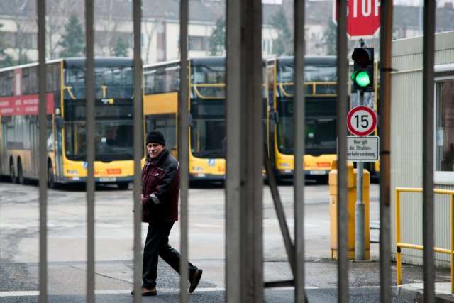 Der BVG-Betriebshof an der Cicerostraße in Wilmersdorf