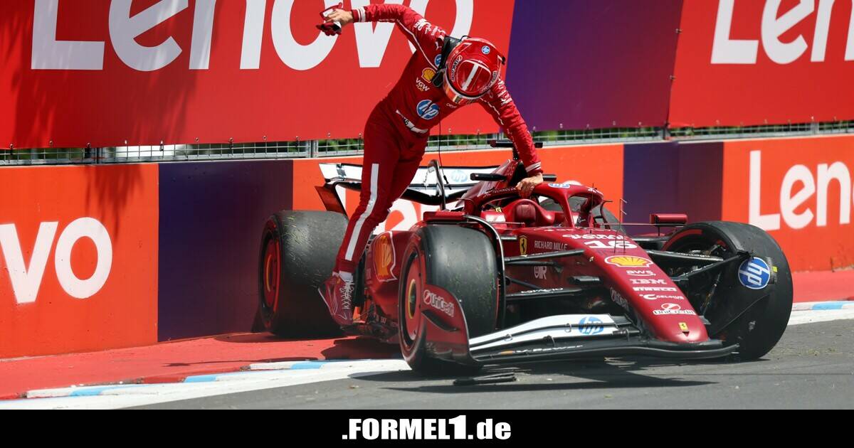 Charles Leclerc verschätzt sich und crasht!