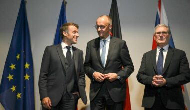 Merz, Macron und Starmer dringen auf Russland-Sanktionen - Augsburger Allgemeine
