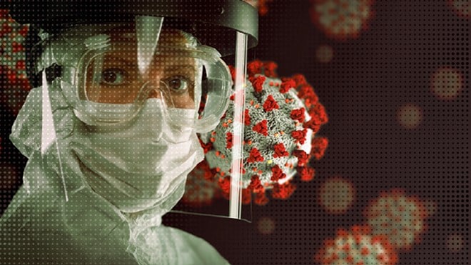 Virus, Coronavirus, Corona, Covid-19, Coronakrise, SARS-CoV-2, Forscher, Pandemie, BioWare, Corona-Virus, Covid, Covid-2019, Zelle, Biologie, Covid19, Krank, Erkrankung, Pandemic, Biohacking, Viruszelle, Covid-19-Tracker, Grippe, SARS