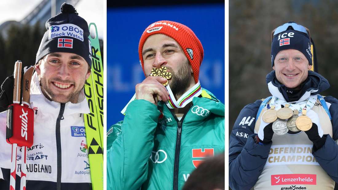Riiber, Eisenblicher und Bö gehörten zu den Top-Athleten ihrer Sportarten.