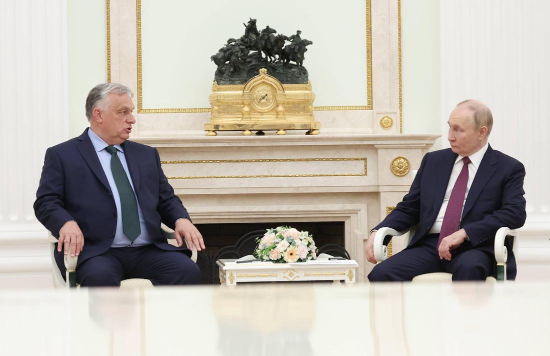 Erst im Sommer 2024 reiste Viktor Orban nach Moskau – es gibt weiter gute Drähte zu Putins Russland.