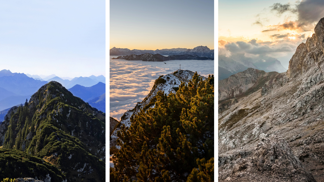Drei der höchsten Berge Bayerns. Doch welcher ist der höchste?