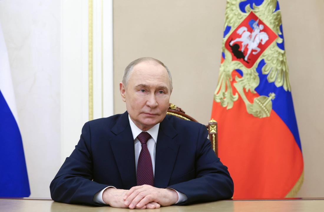 Wladimir Putin in Moskau.