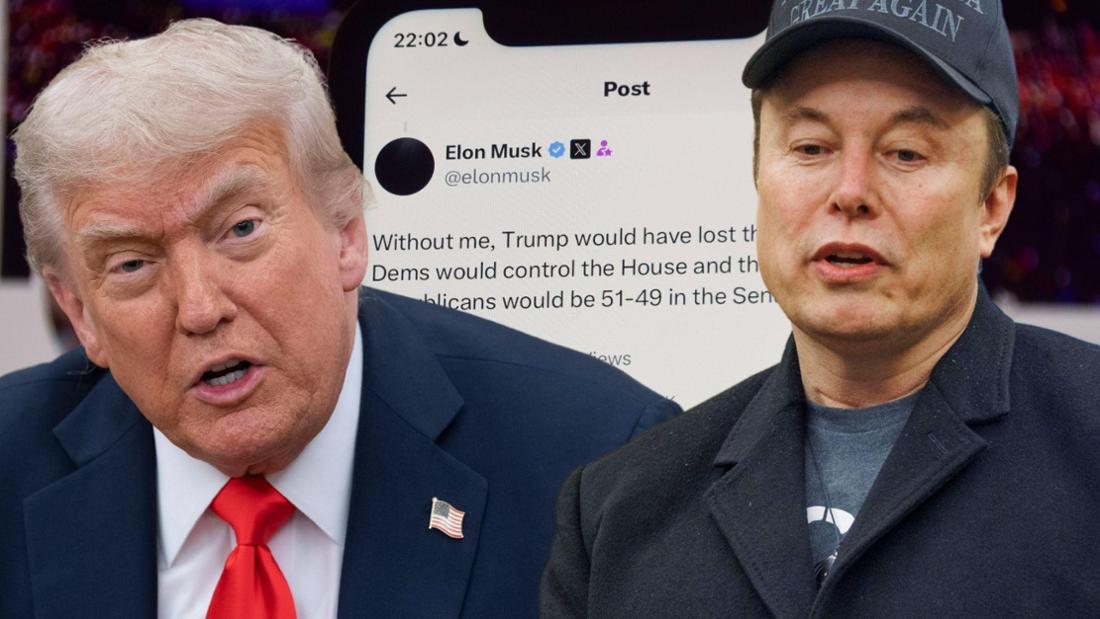 Der offene Streit zwischen Tech-Milliardär Elon Musk und US-Präsident Donald Trump eskaliert.