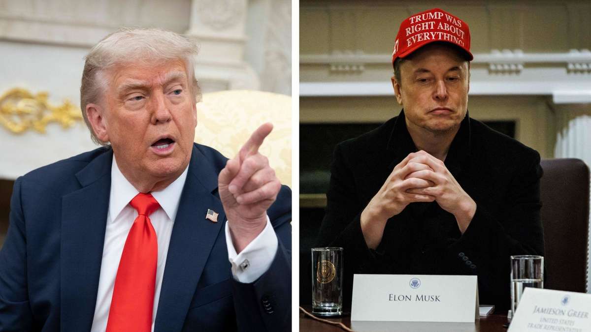 Streit-Eskalation zwischen Trump und Musk: Drogen-Vorwürfe stehen im Raum
