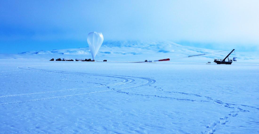 Das „ANITA“-Experiment wurde in der Antarktis durchgeführt. Verschiedene Instrumente wurden mit einem Ballon in eine Höhe von 40 Kilometern über das Eis gebracht. (Archivbild)