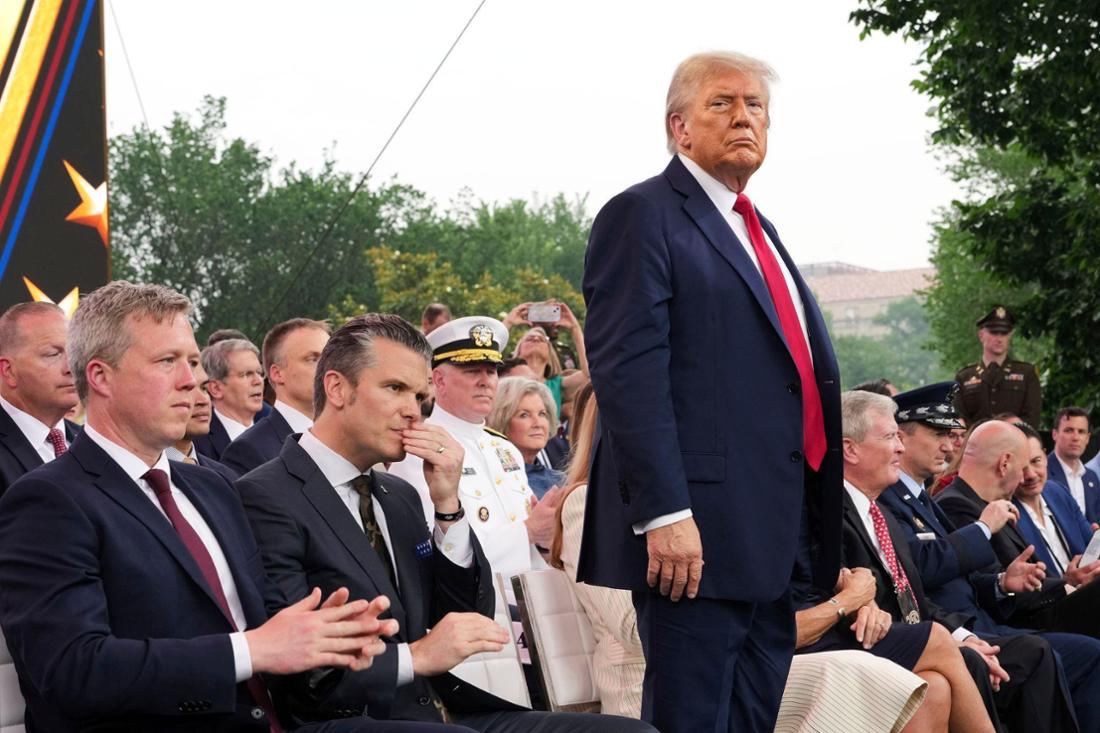 Militärparade in Washington