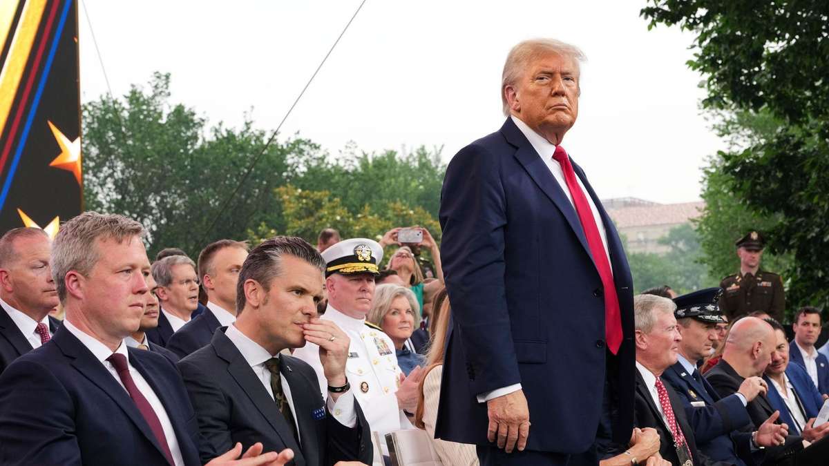 Trump äußert sich erstmals zum Paraden-Flop in Washington DC