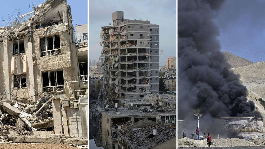 Nahost-Eskalation: Israel und Iran beschießen sich mit Raketen – Bilder zeigen Ausmaß des Krieges.