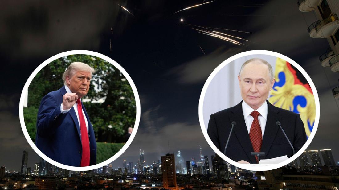 Iran feuert wieder Raketen gen Israel. Derweil wirbt Donald Trump für Wladimir Putin als Nahost-Vermittler.