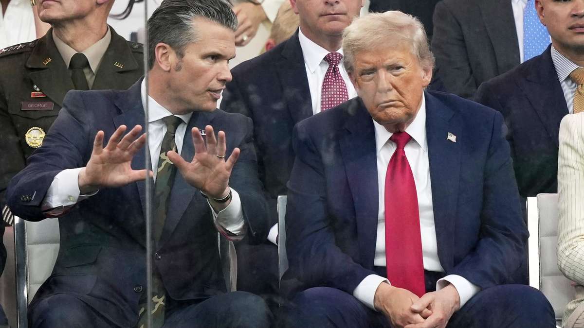 Wutanfall wegen Militärparade: Trump kritisiert Hegseth