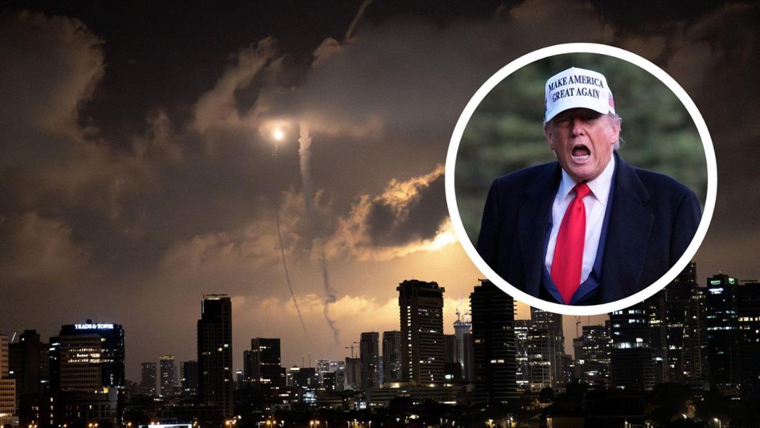 Raketen aus dem Iran über Israel sind in den letzten Tagen ein gewohntes Bild. Mischt Trump sich nun in den Nahost-Krieg ein?